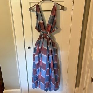 Backless dress from Anthropologie